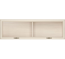 Полка навесная 2 1300 Сиена (Бодега Белый)